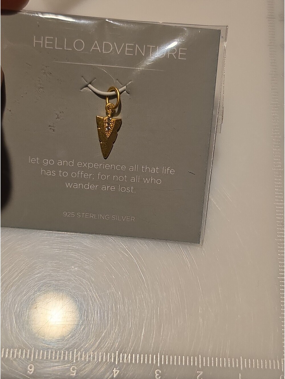 Origami Owl Core Hello Adventure Vintag Gold NEW Necklace Charm Bracelet Crystal